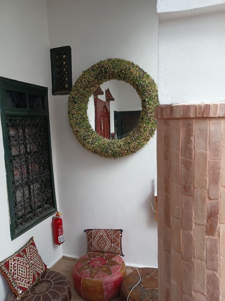 Miroir et banquette